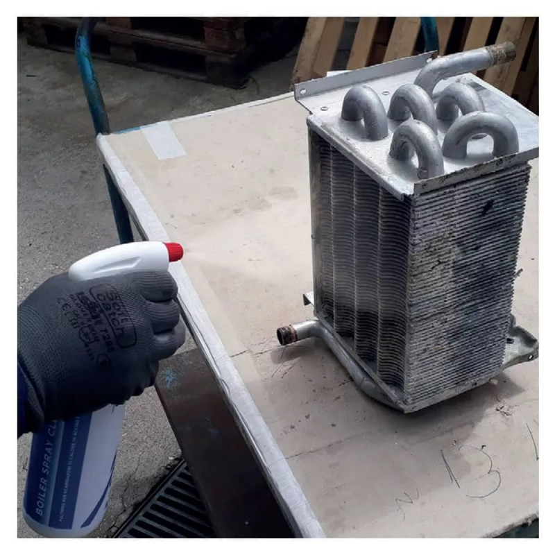 Apkures katla degkameras atkaļķotājs – organiskās bāzes tīrīšanas līdzeklis (400 ml)